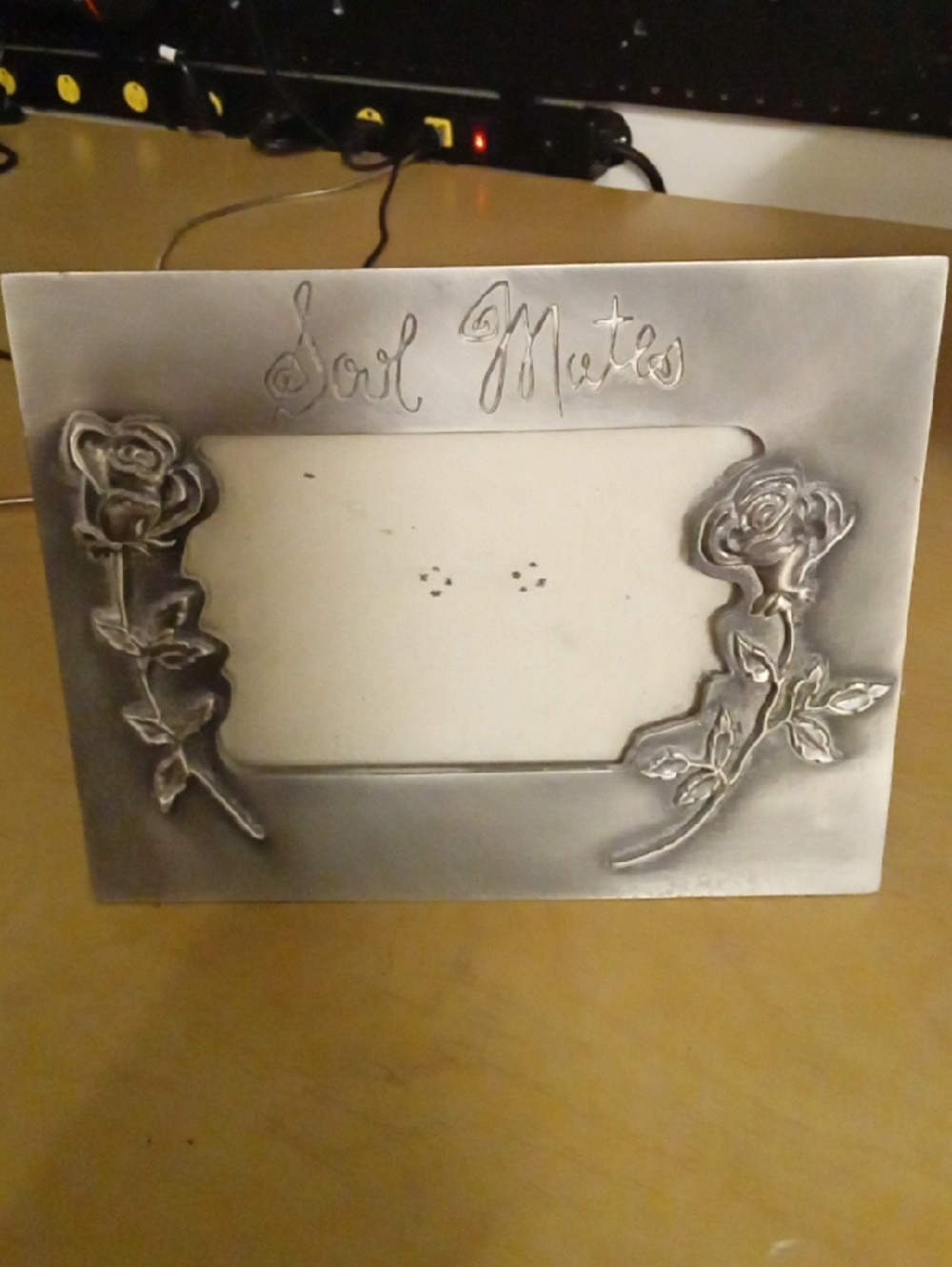Beautiful Peweter Type Frame